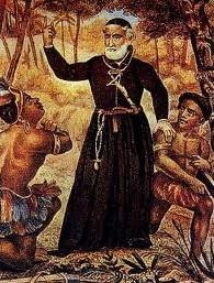 Quadro onde Ant&ocirc;nio Vieira catequiza os &iacute;ndios