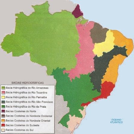 Nova divisão da hidrografia brasileira