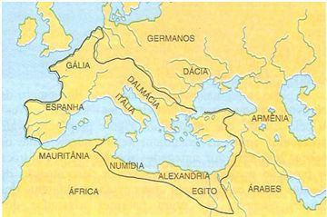 Mapa do Império Romano