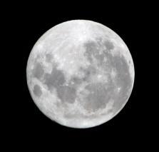 Fotografia aproximada da lua