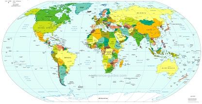 Clique e veja o mapa-múndi ampliado Mapa mundial países