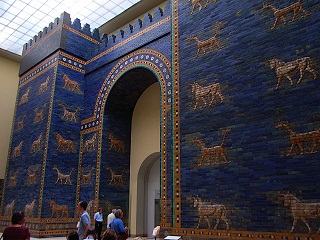 Reconstitui&ccedil;&atilde;o da Porta de Ishtar no Museu de Berlim