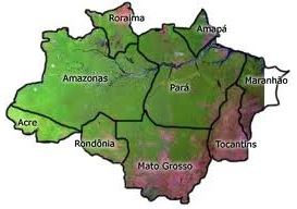 Mapa da Amazônia Legal