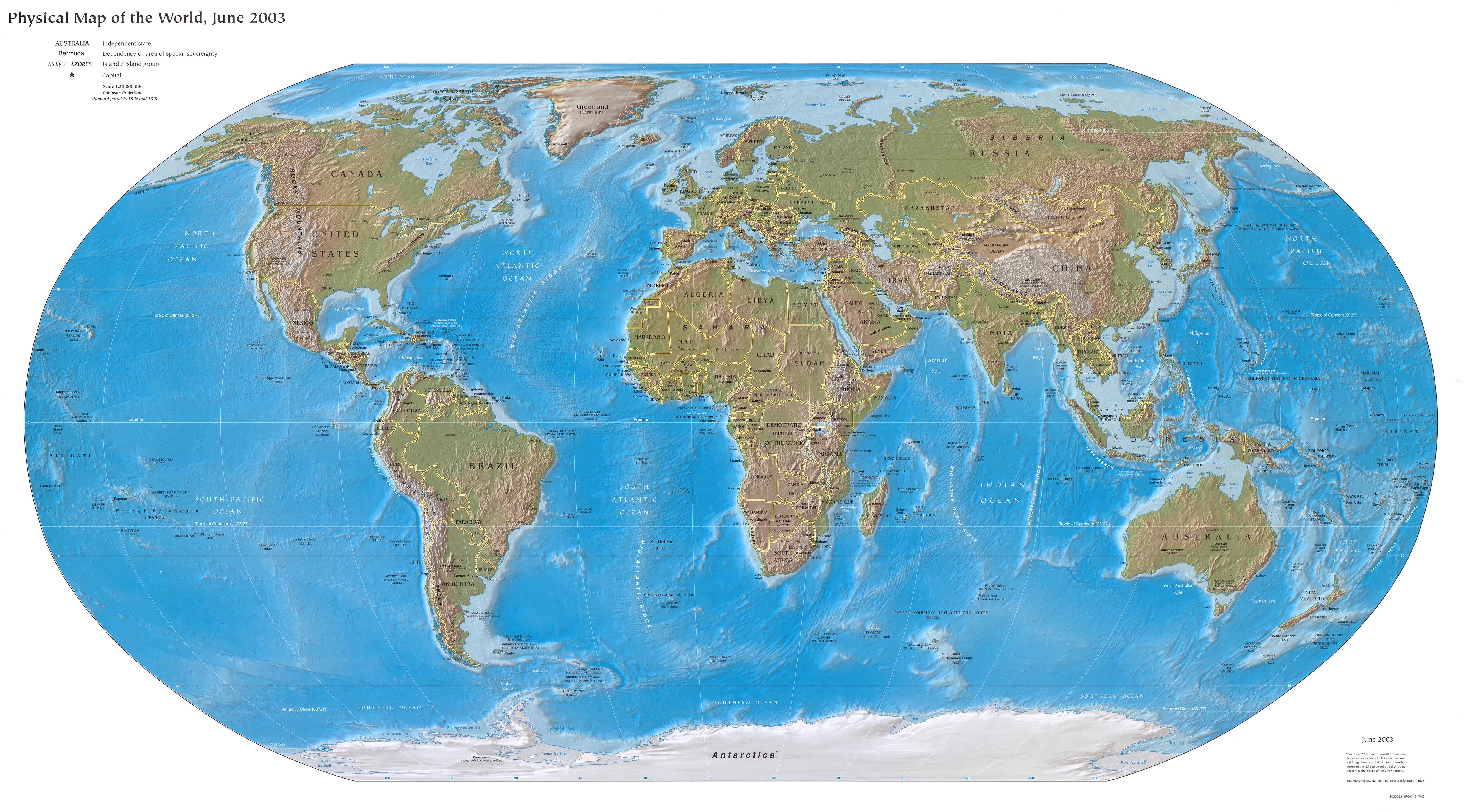 Mapa Múndi Continentes Países E Estados Cola Da Web