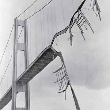 Efeito da ressonância sobre a ponte.