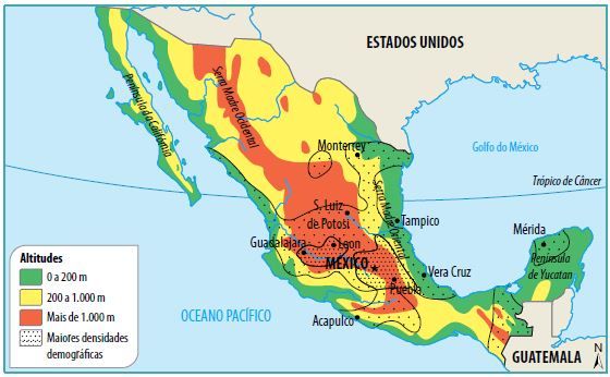 Mapa do México