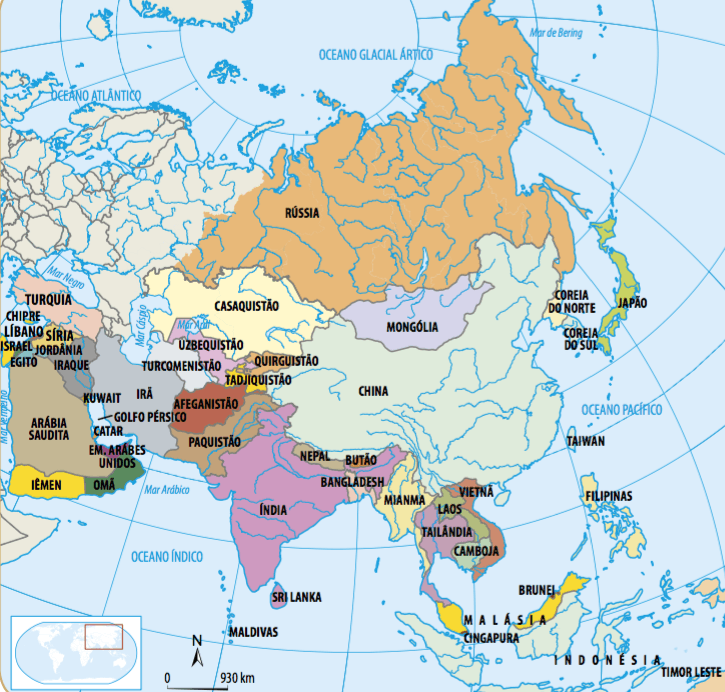 Continente Asiatico Tudo Sobre A Asia Cola Da Web