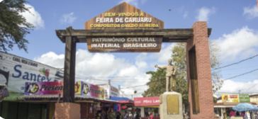 Imagem do portal de entrada da Feira de Caruaru.