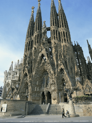 Gaudi - Templo da Sagrada Família, Espanha