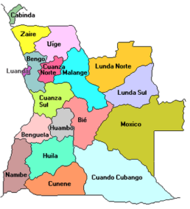 Mapa-Angola