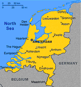 Mapa da Belgica