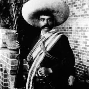 Emiliano Zapata, um dos líderes da Revolução Mexicana