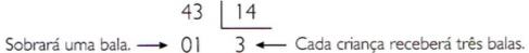 Segundo exemplo de divisão com números naturais