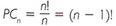 Fórmula da permutação circular