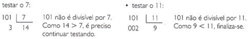 Verificar se 101 é um número primo