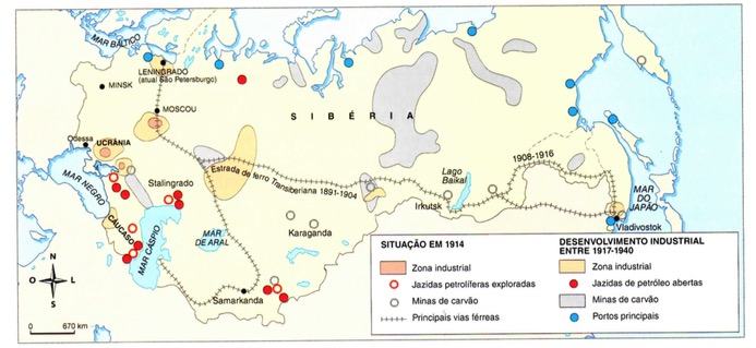 Mapa Desenvolvimento industrial 