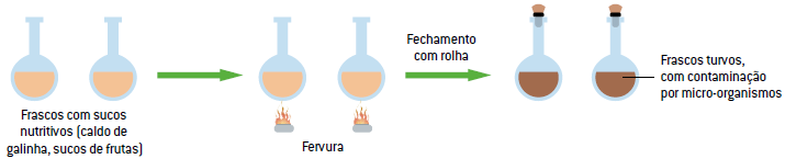 Experimento de geração espontânea.