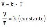 Fórmula da transformação isobárica.