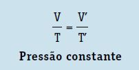 Transformação gasosa isobárica