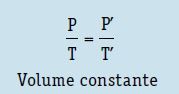 Transformação gasosa isocórica.