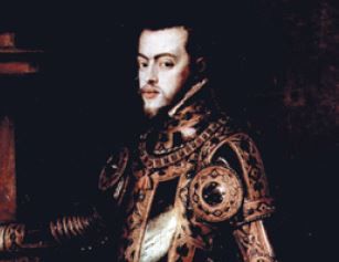 Retrato de Felipe II da Espanha.