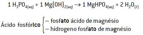 Reação de neutralização parcial do ácido.