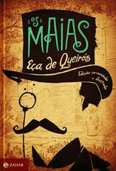 Capa do livro de Os Maias.