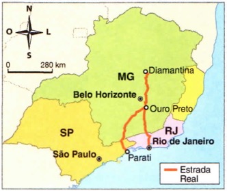 Mapa de Minas Gerais