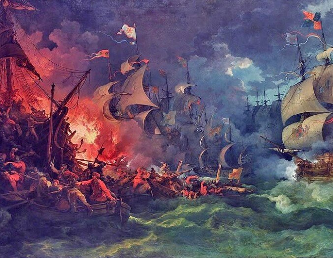 Batalha contra a invencível armada.