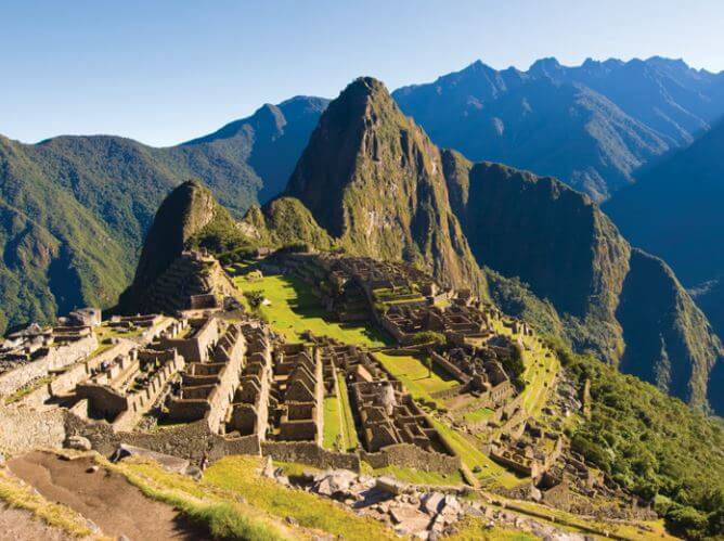 Foto de Machu Picchu atualmente.