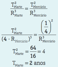 Resolução de exercício das leis de Kepler.