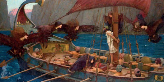 John William Waterhouse, Ulisses e as sereias, 1891.