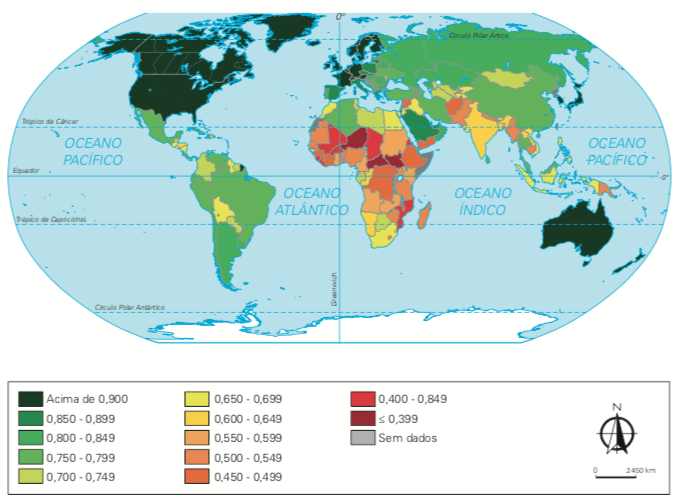 Lista de países classificados pelo IDH.