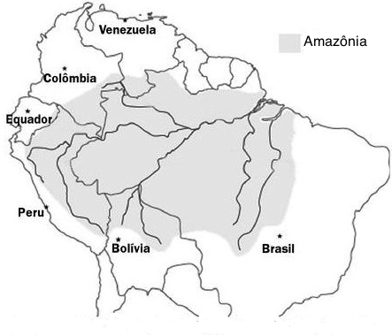 Área da Amazônia