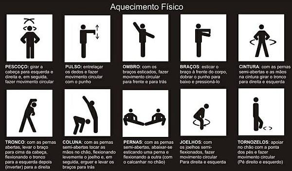 Movimentos de aquecimento físico