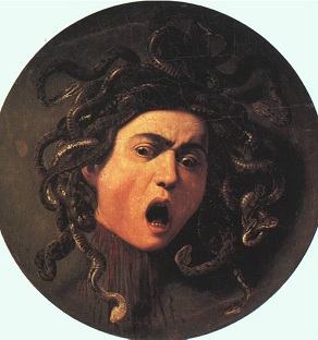 Quadro Cabeça de Medusa de Caravaggio