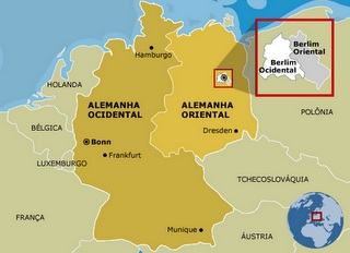 Divisão da Alemanha em ocidental e oriental