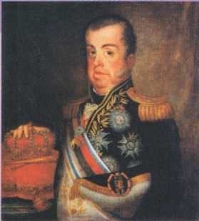 Retrato de dom João VI por Jean-Baptiste Debret (1768-1848)