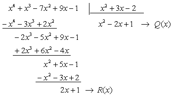 UEA 2021 1º dia - Q. 55  No polinômio p(x) = x^3 − kx^2 −5x +