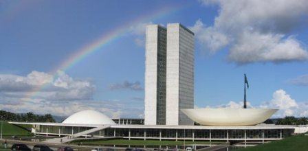 Praça dos três poderes em Brasília