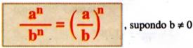 Propriedade da potenciação: divisão de mesmo expoente