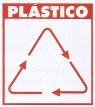 Símbolo da reciclagem dos plásticos